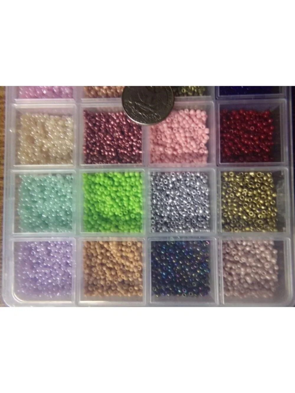 Mixed Color Seed Beads Set in Container Set #4